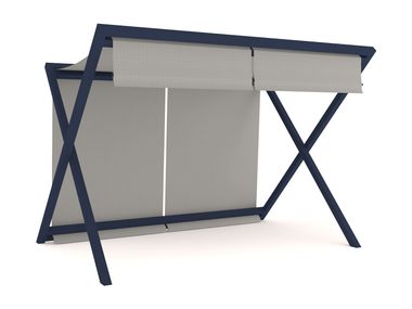 Freestanding fabric awning MILOS SUN SHADE 10Deka