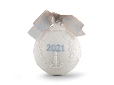 Contemporary style Ceramic materials Christmas ornaments 2021 CHRISTMAS BALL