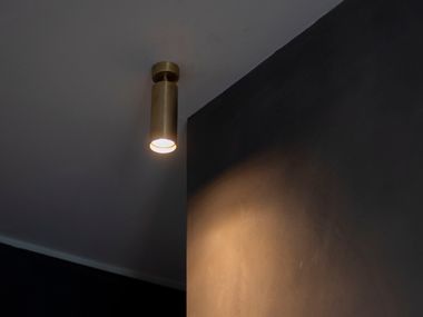 LED brass ceiling lamp KYLE PL 247LAB