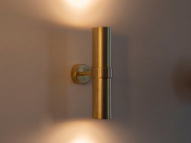 LED brass wall lamp KYLE PT2 247LAB