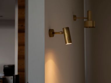 LED brass wall lamp MICRO KYLE PT 247LAB