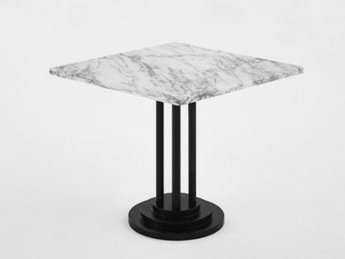Mesa de centro quadrada baixa de mármore para hotelaria 282 - B Adico