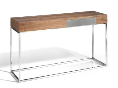 Consolle rettangolare in acciaio e legno 3111 Angel Cerdá