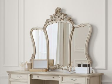 Specchio foglia argento con cornice da parete TIMELESS 2047 SCAPPINI & C