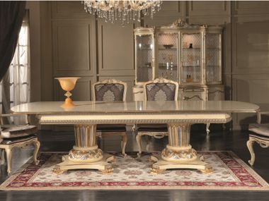 Extending rectangular wooden dining table 35TH ANNIVERSARY 2156 SCAPPINI & C