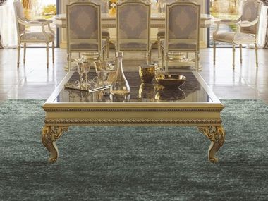 Square wooden coffee table 35TH ANNIVERSARY 2612-M SCAPPINI & C