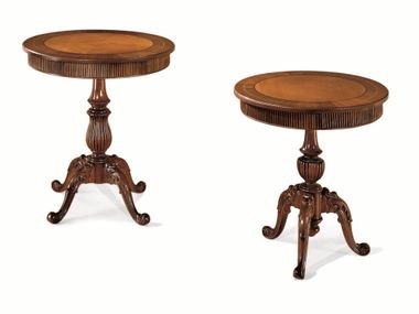 Round wooden living room table with star base 35TH ANNIVERSARY 958/961 SCAPPINI & C
