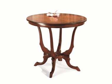 Round wooden living room table with star base 35TH ANNIVERSARY 972 SCAPPINI & C