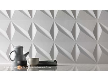 3D WALL DESIGN FLASH White-paste 3D Wall Cladding By Atlas Concorde