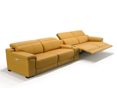 4 seater leather sofa SORA KINO Sofanella