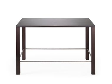 Rectangular wooden high table 412 SCHNEEWEISS interior