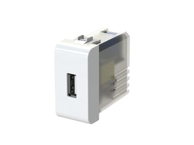 4 BOX, 4B.G10.USB Alimentatore da incasso USB 2.1 per serie civile