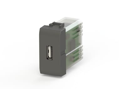 4 BOX, 4B.L.USB Alimentatore da incasso USB 2.1 per serie civile