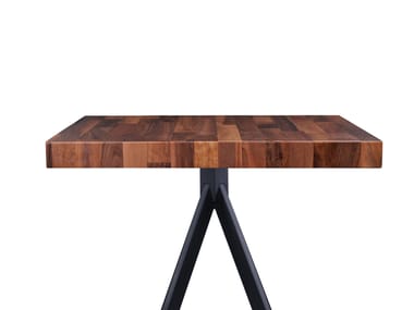 5A Design, SOLID PANEL TOPS Piano per tavoli in noce