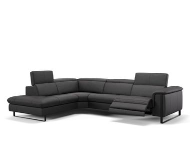 Corner leather sofa VIENNA Sofanella