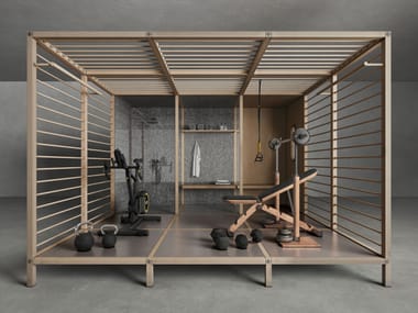 6x6, COMPOSE YOUR LIFE - FITNESS Sistema modulare componibile per spazi fitness