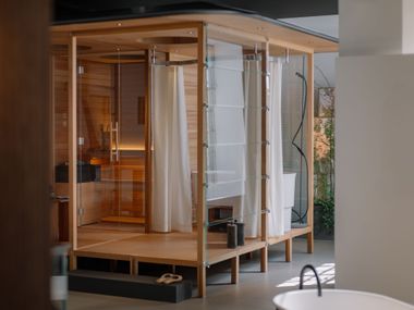 Sauna / parete divisoria per bagni SEI 6x6