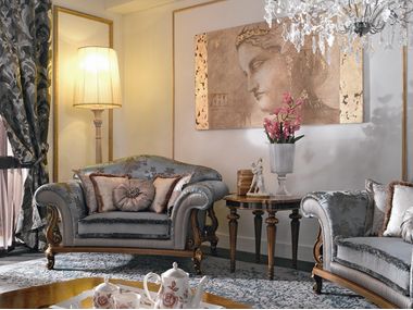 7751 Classic style armchair with armrests By Bianchini