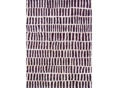 Rectangular patterned wool rug CAPTIVITY Zollanvari