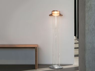 Lampada da terra in vetro PACE A-N-D