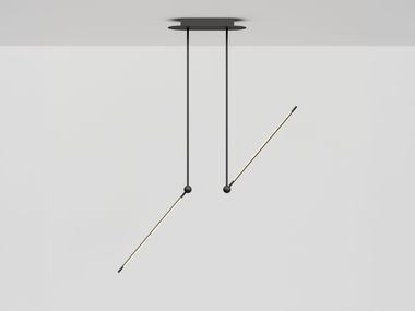 Adjustable ceiling lamp PIVÒ PLUS 2S ACCENTO
