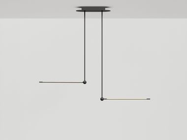 Adjustable ceiling lamp PIVÒ PLUS 2X ACCENTO