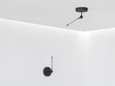 LED adjustable wall lamp PIVÒ WS ACCENTO