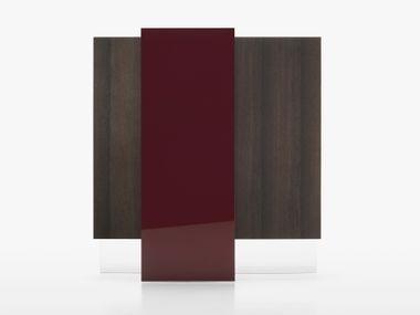 Credenza in legno con ante a battente e pannello scorrevole ALTEREGO ACERBIS