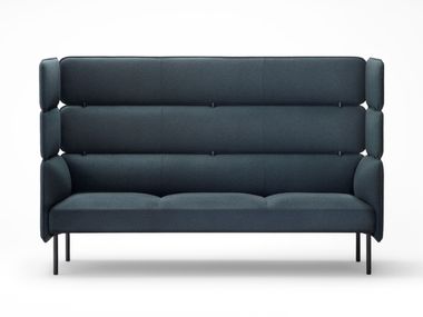 High-back fabric sofa ADAPT Ross Gardam