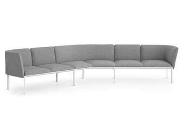 Lapalma, ADD V-SHAPE Divano angolare in tessuto