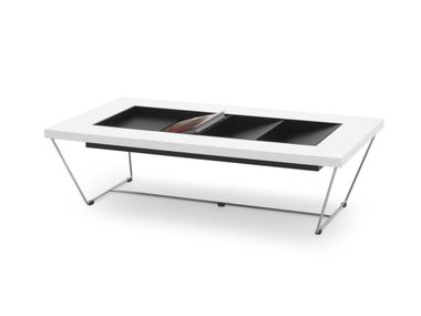 Rectangular coffee table with integrated magazine rack ANGLE ADDO Furniture