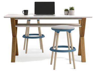 Rechteckiger Hochtisch aus Holz ARCANO HIGH ADDO Furniture