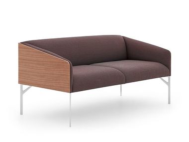 Fabric and wood sofa FLY WOOD ADDO Furniture