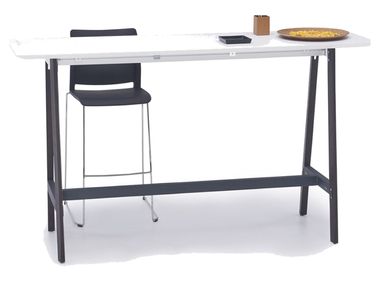 Rectangular wooden table HUB W BAR ADDO Furniture