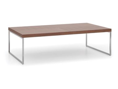 Rectangular wooden coffee table LEVEL ADDO Furniture