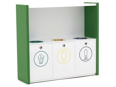 Metal litter bin for waste sorting RECYCLE ADDO Furniture