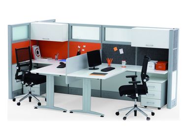 Sectional multiple office workstation SHIFT ADDO Furniture