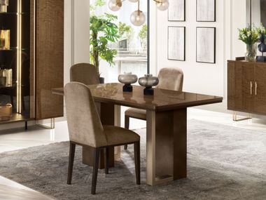 Rectangular wooden table FIAMMA ADORA