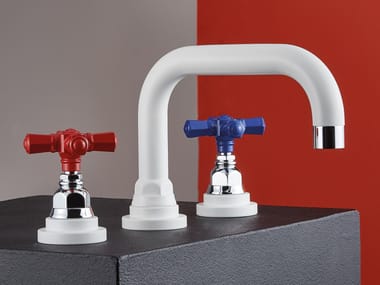 Officina Nicolazzi, AGORÀ 2318BIMCL45IN Miscelatore per lavabo da piano