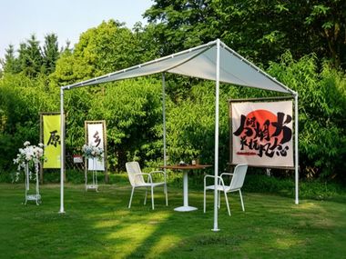 Gazebo de jardin triangulaire SUN SHADE SAIL Z1 AIRMEGA