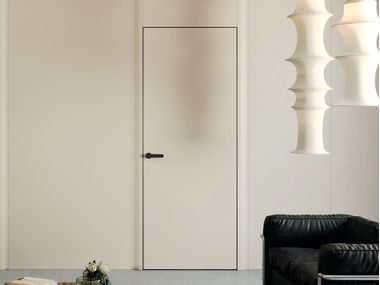 Porta a battente in legno con cornice MORBIDA ALBED