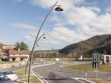 Lampione stradale a LED ALKES Neri
