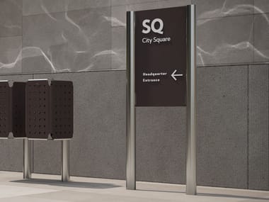 Totem in alluminio TALDEGG ALUSCALAE