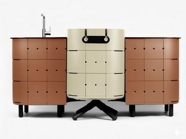 Aluminium outdoor kitchen TRIO KITCHEN ALUVY