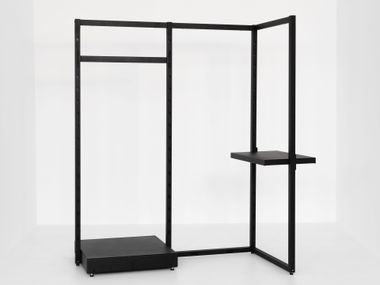 Floor-standing retail display unit INSULA ALU