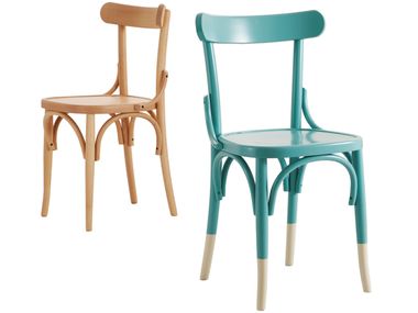 Silla de haya con respaldo abierto AMBRA XLINE