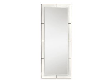 Rectangular leather mirror AMELIA Cantori
