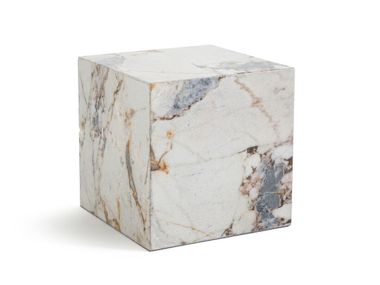 Mesa de centro quadrada de mármore ALCANA AMPM