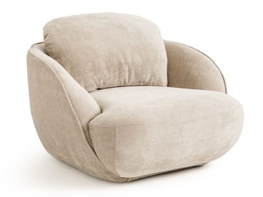 AMPM, ALPINE Poltrona in tessuto con braccioli