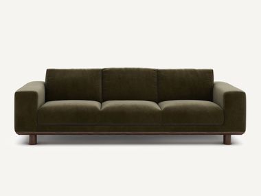 Straight velvet sofa CEREA AMPM